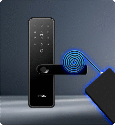 K1S-W - Imou Smart Lock Serrure Electronique Autonome avec Empreinte/Code/Tag/Clé/Téléphone