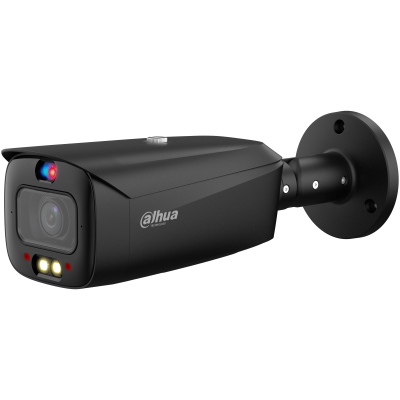 HFW3849T1-AS-P - Dahua camera ip Bullet 8MP POE Full-color Active Deterrence TIOC IR 30m Etanche IP67 Prix Maroc