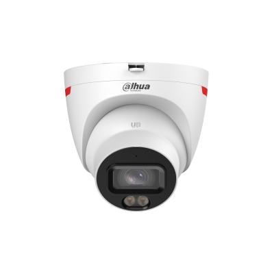HDW2449TP-S-LED - Dahua Camera IP Dome 4MP POE WIZ COLOR AUDIO IR 30m Etanche IP67 Prix Maroc