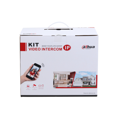 KTW02 - Dahua Villa Kit Videophone Wi-Fi IP POE avec LECTEUR CARTE 1*Station Extérieure + 1*Moniteur Intérieur Prix Maroc