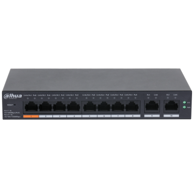 CS4010-8ET-60 - Dahua Switch 8 Ports Mégabit POE Cloud 2*FE Prix Maroc