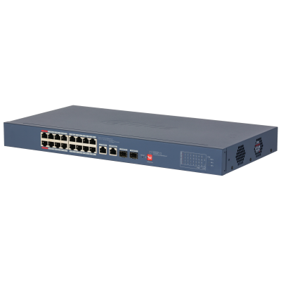 CS4218-16ET-240 - Dahua Switch 16 Ports Mégabit POE Cloud + 2*GB/SFP COMBO Prix Maroc