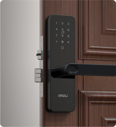 K1S-W - Imou Smart Lock Serrure Electronique Autonome avec Empreinte/Code/Tag/Clé/Téléphone
