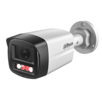 HFW1239TL1-A-IL - Dahua Camera IP POE BULLET 2MP Full Color SMART IR + AUDIO IR 40m Prix Maroc
