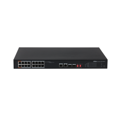 3218-16ET-135 - Dahua Switch 16 Ports POE+ Megabit + 2*GE / 2*SFP UPlink Prix Maroc 3218-16ET-135 - Dahua Switch 16 Ports POE+ Megabit + 2*GE / 2*SFP UPlink Prix Maroc