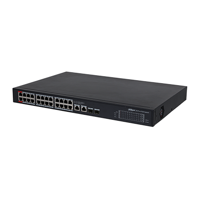 3226-24T-240 - Dahua Switch 24 Ports Mégabit POE Rackable 19"+ 2*MB/2*SFP Prix Maroc 3226-24T-240 - Dahua Switch 24 Ports Mégabit POE Rackable 19"+ 2*MB/2*SFP Prix Maroc