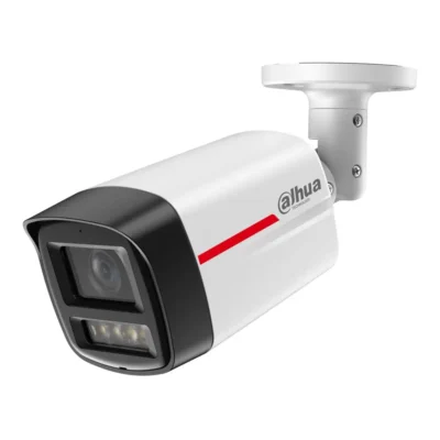 HFW2449TLP-S-LED - Dahua Camera IP BULLET 4MP POE WIZ COLOR AUDIO IR 30m Etanche IP67 Prix Maroc