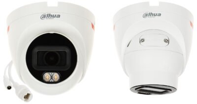 HDW2449TP-S-LED - Dahua Camera IP Dome 4MP POE WIZ COLOR AUDIO IR 30m Etanche IP67 Prix Maroc